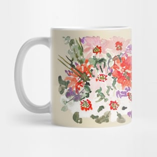 watercolor floral arrangement 2020 design Mug